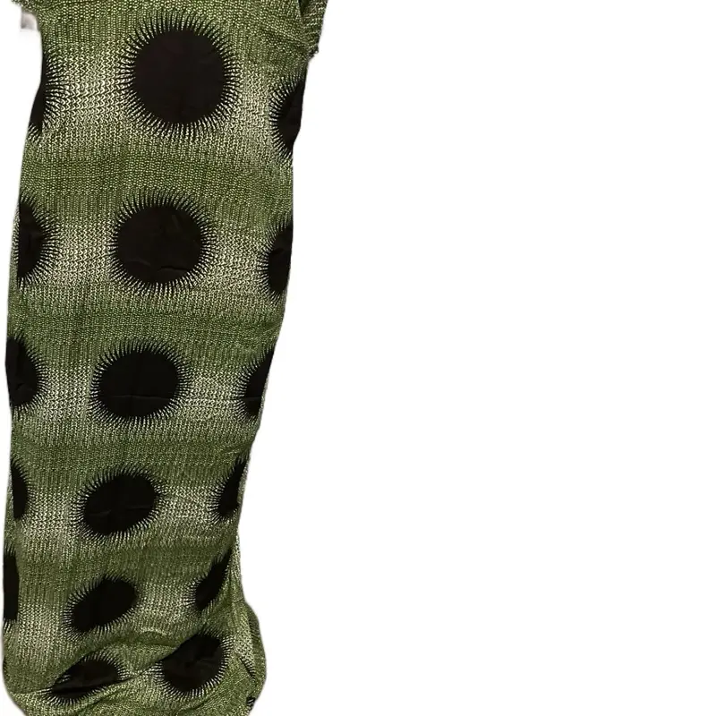 Baatis dres with black and green design