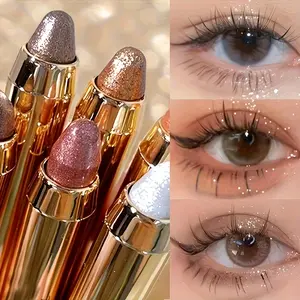 Luxury Pearl Eyeshadow Pencils Set Cosmetics Waterproof High Glossy Eye Shadow Stick Easy To Apply Sleeper Silkworm Pen Beauty Long Lasting Makeup