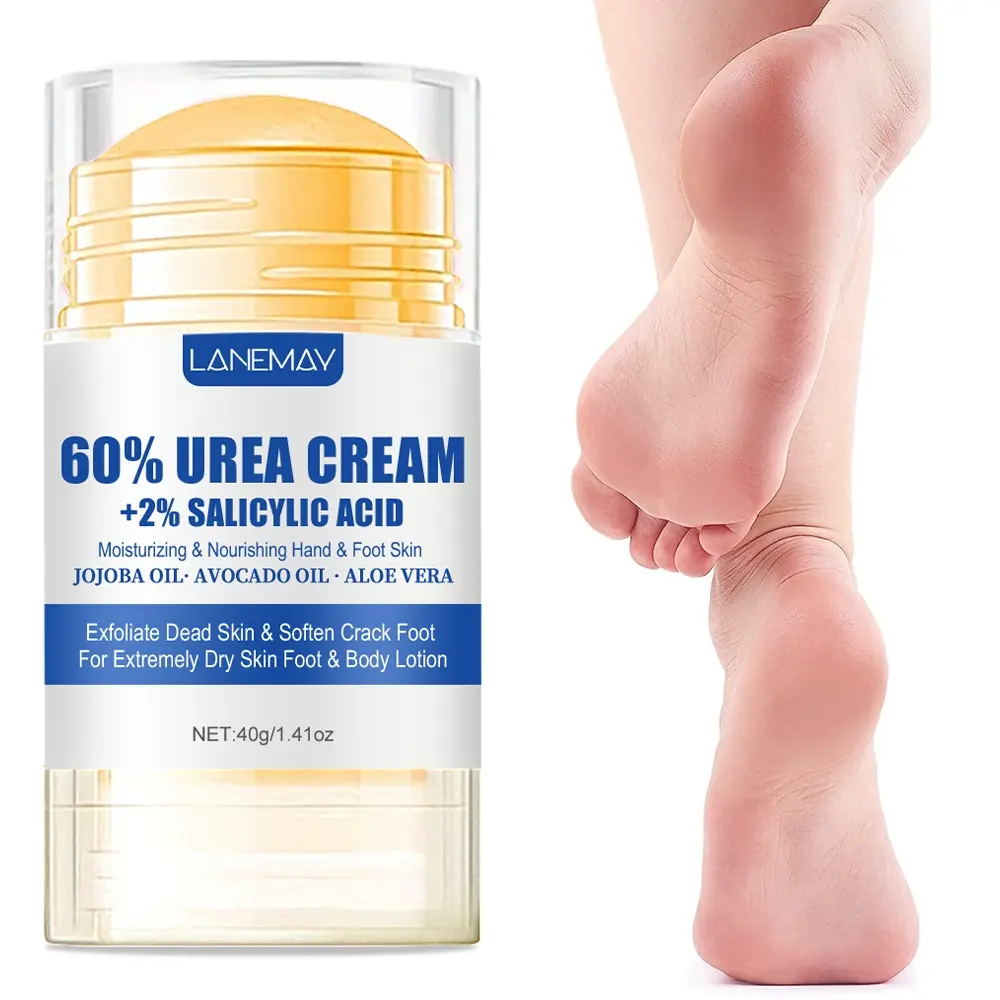 Salicylic Acid 60% Urea Foot Moisturizer Cream, for Dry Cracked Feet, Nourishing & Soothing, Moisturizing Foot Care, Men & Women Foot Care Product