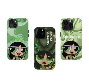 Powerpuff Girls, Cartoon, Shockproof Aesthetic Cover Design iPhone 16 Protection Protective Smartphone