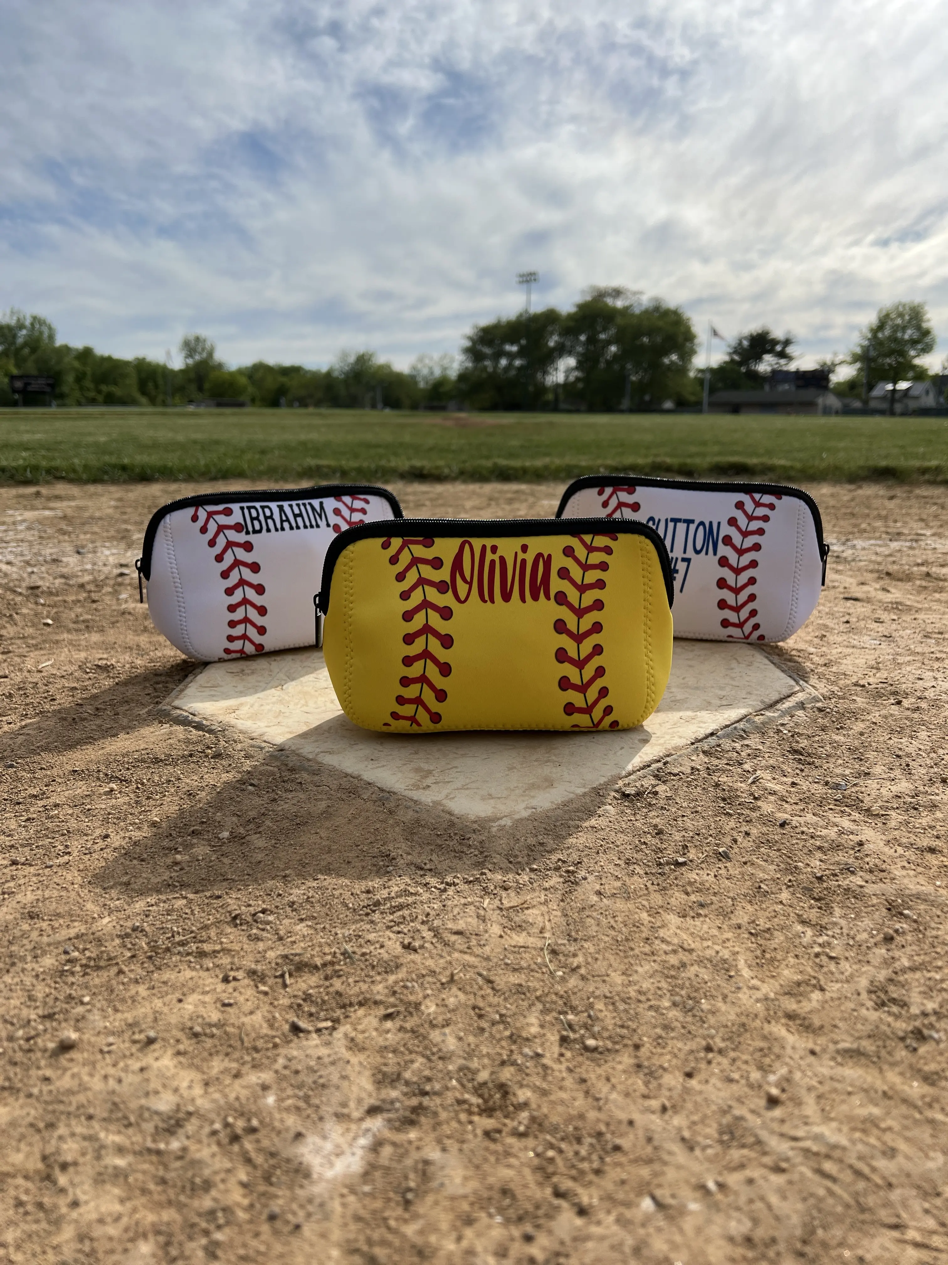 Baseball Personalized Pouch - Custom Bag for Games or Tournaments