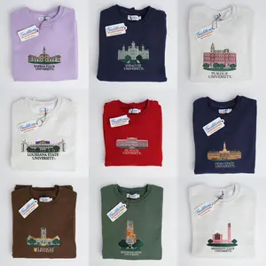 Embroidered College Sweatshirt | SCHOOLS K-S Embroidered College Sweatshirt | SCHOOLS K-S