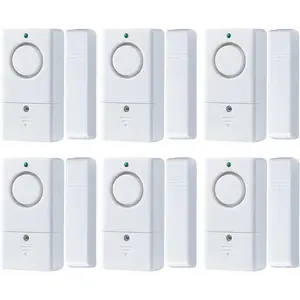 120DB Door & Window Opening Alarm, 6 Pack Pool Alarm for Kids Safety