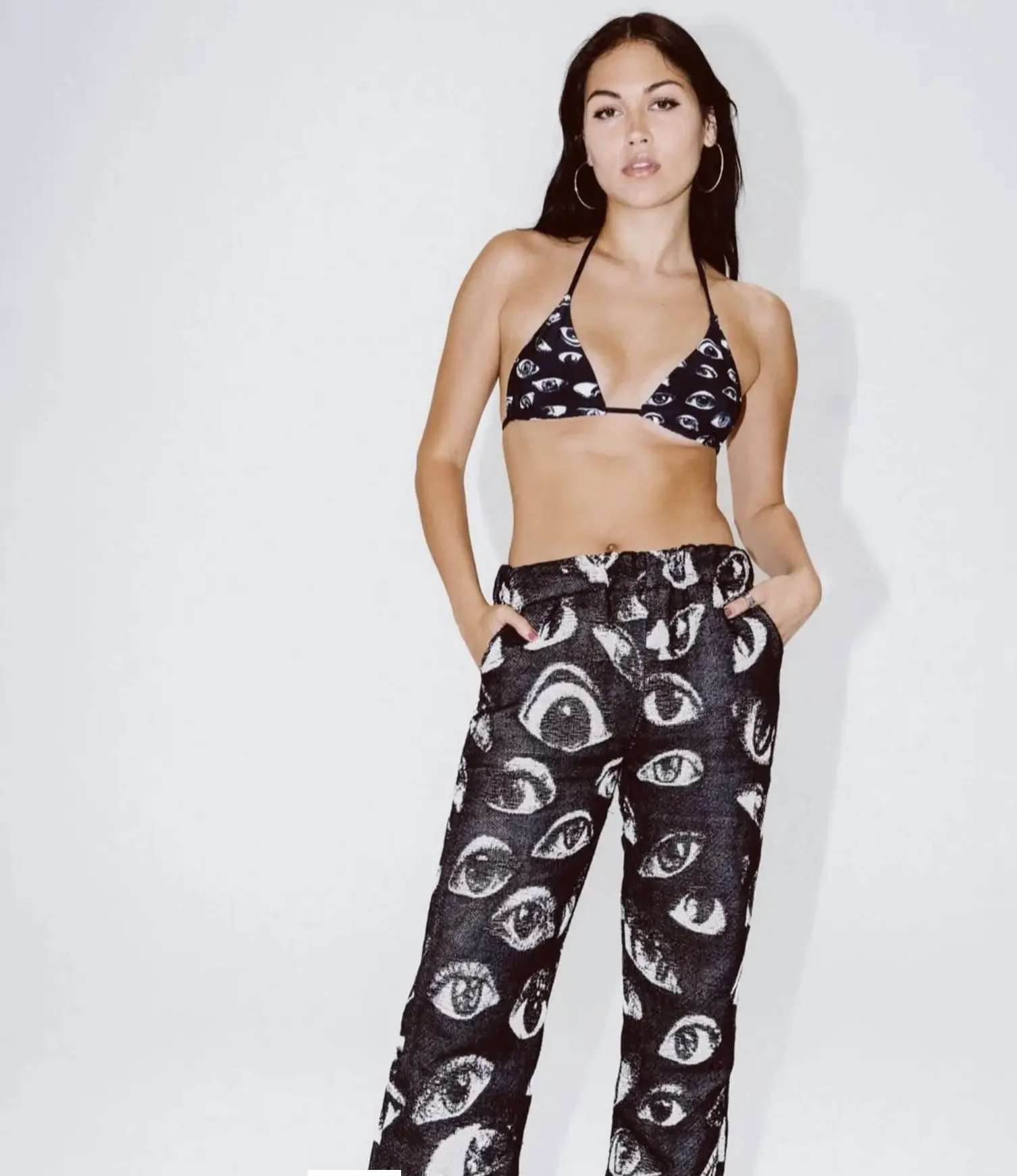 Paranoid Bikini Top - Drawstring Closure (Top Piece Only)