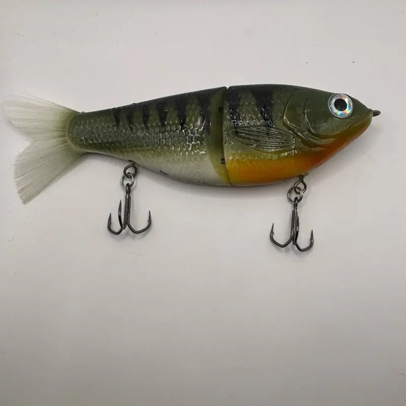6” Fishing Glide Bait Slow Sinking Fishing Lure for Big Bass, Musky, Pike, and more