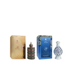 Zakat Parfums | Amwaj Al Anbar & Reyhan Pure Bundle | Pure Concentrated | 20 ML - 0.67 oz Per Bottle | Aromatic - Citrus - Spicy - Fresh Notes |