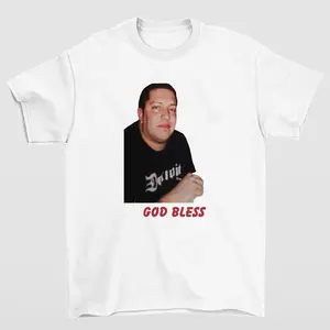 Sal Vulcano God Bless Graphic Tee Funny Comedian Fan Shirt