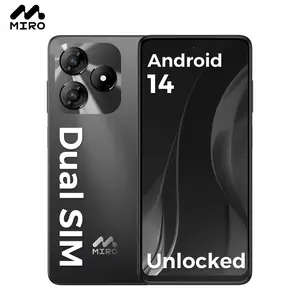 MIRO C1 Unlocked Smartphone 6.56” HD Display 50MP Dual Camera 5000mAh Battery 4GB RAM 128GB ROM Android 14 Dual SIM Power-Packed for Daily Use