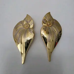 #424. 18K Gold Plated Bold Earring  Unique  High quality  Water Resistant  Hypoallergenic  Nickel Free, light weight,  Every day, Party, Gift idea.