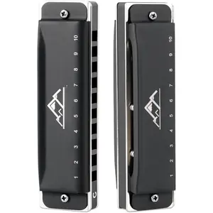 Harmonica For Adult, Blues Harmonica Mouth Organ 10 Hole C Key with Case, Professional Diatonic Harmonica for Beginner, Students, Adult, , Gifts (Upgraded)