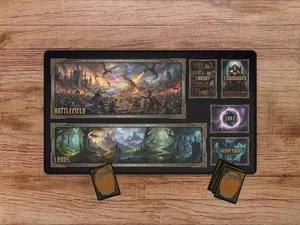 Zoned MTG Playmat - Fantasy Playmat With Zones, TCG Playmat, Magic The Gathering Mat – FASTSHIPPING