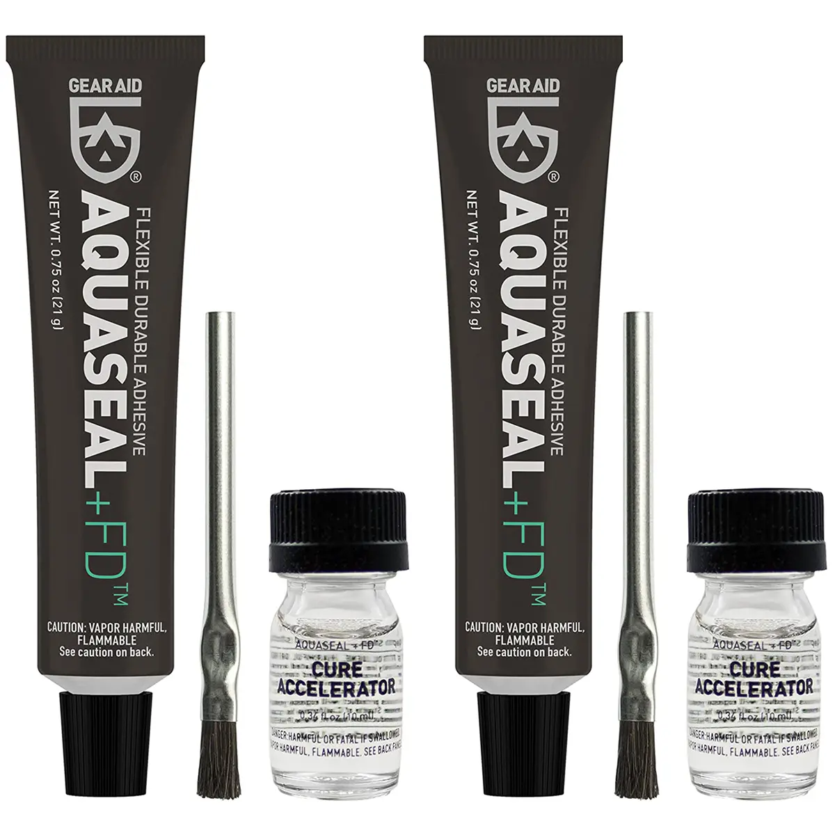Gear Aid Aquaseal 0.75 oz. FD Wetsuit Repair Adhesive/Cure Accelerator - 2-Pack