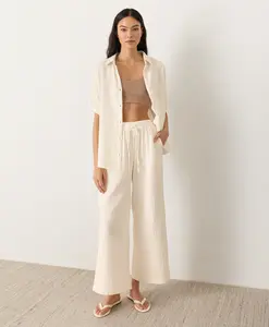 Women's Organic Coastal Double Gauze Sol Set