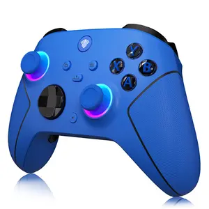 YUYIU Wireless HallEffect Controller for Xbox Series X|S & Steam PC with 7 RGB Lights Dual Vibration Turbo Programmable 3.5mm Audio Jack 1000mAh Battery