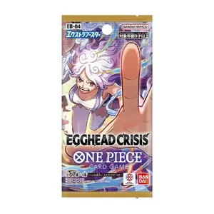 Bandai Namco EB-04 Egghead Crisis JP One Piece Booster Pack with Iconic Characters from Straw Hat Crew Navy CP0 and More