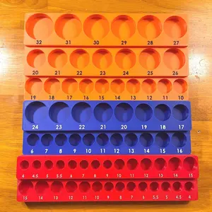 Complete Metric Socket Magnetic Organizer Bundle – 1/4&Quot;, 3/8&Quot; & 1/2&Quot; Drive - Fits With Craftsman, Husky, Quinn Master, More