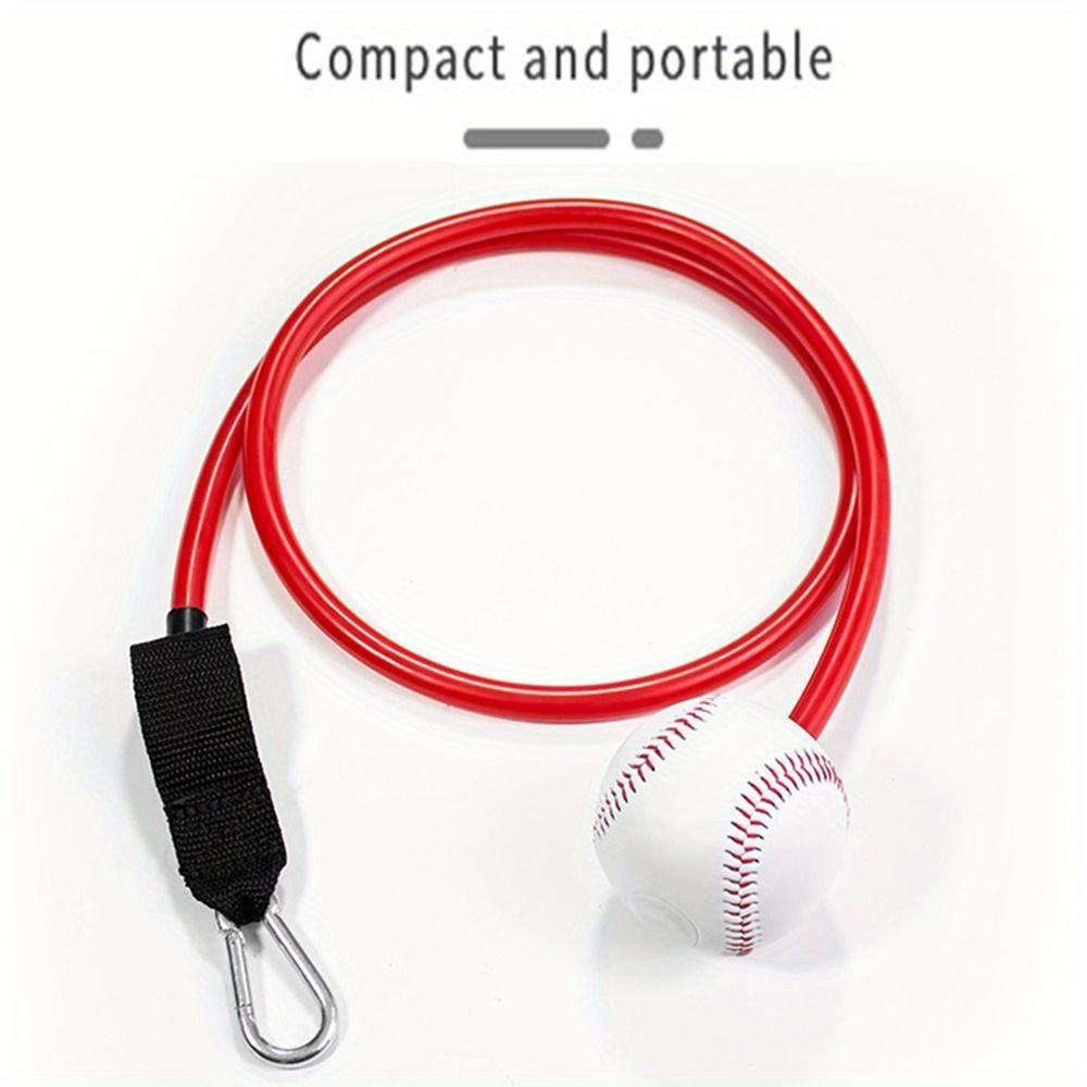 Multi-use Durable Resistance Trainer Rubber Pitching Band, Muscle Strength Training Fitness Equipment for Sports & Outdoor Activities