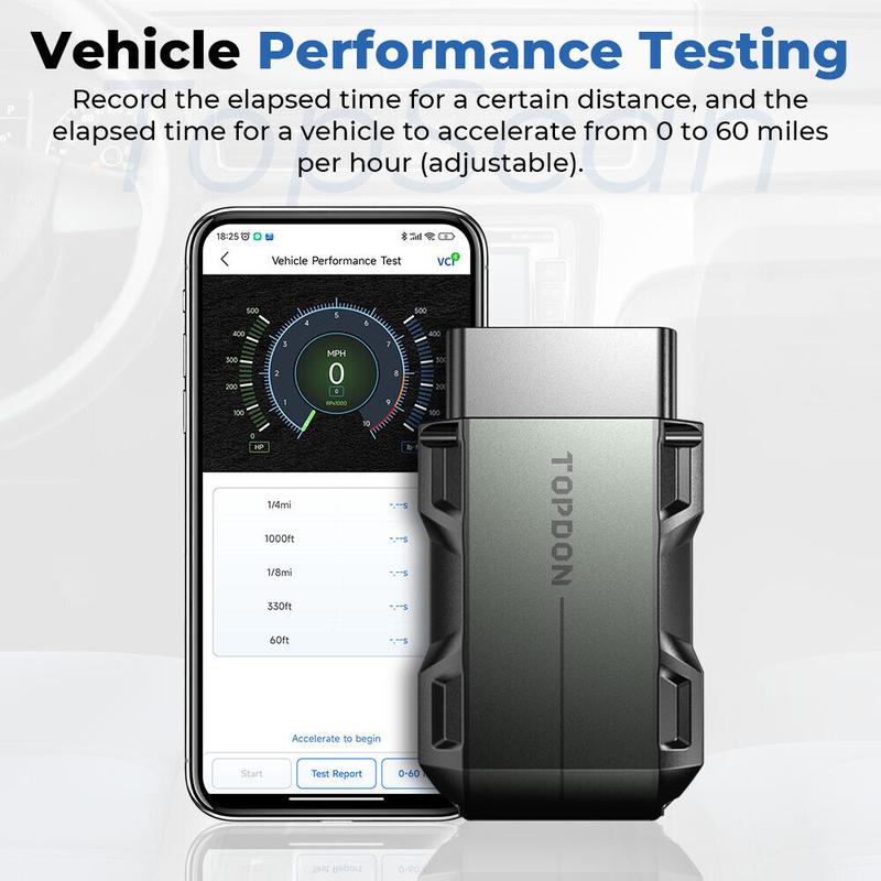 TOPDON TOPSCAN OBD2 Scanner Diagnostic Tool Full System AutoVIN Active Test