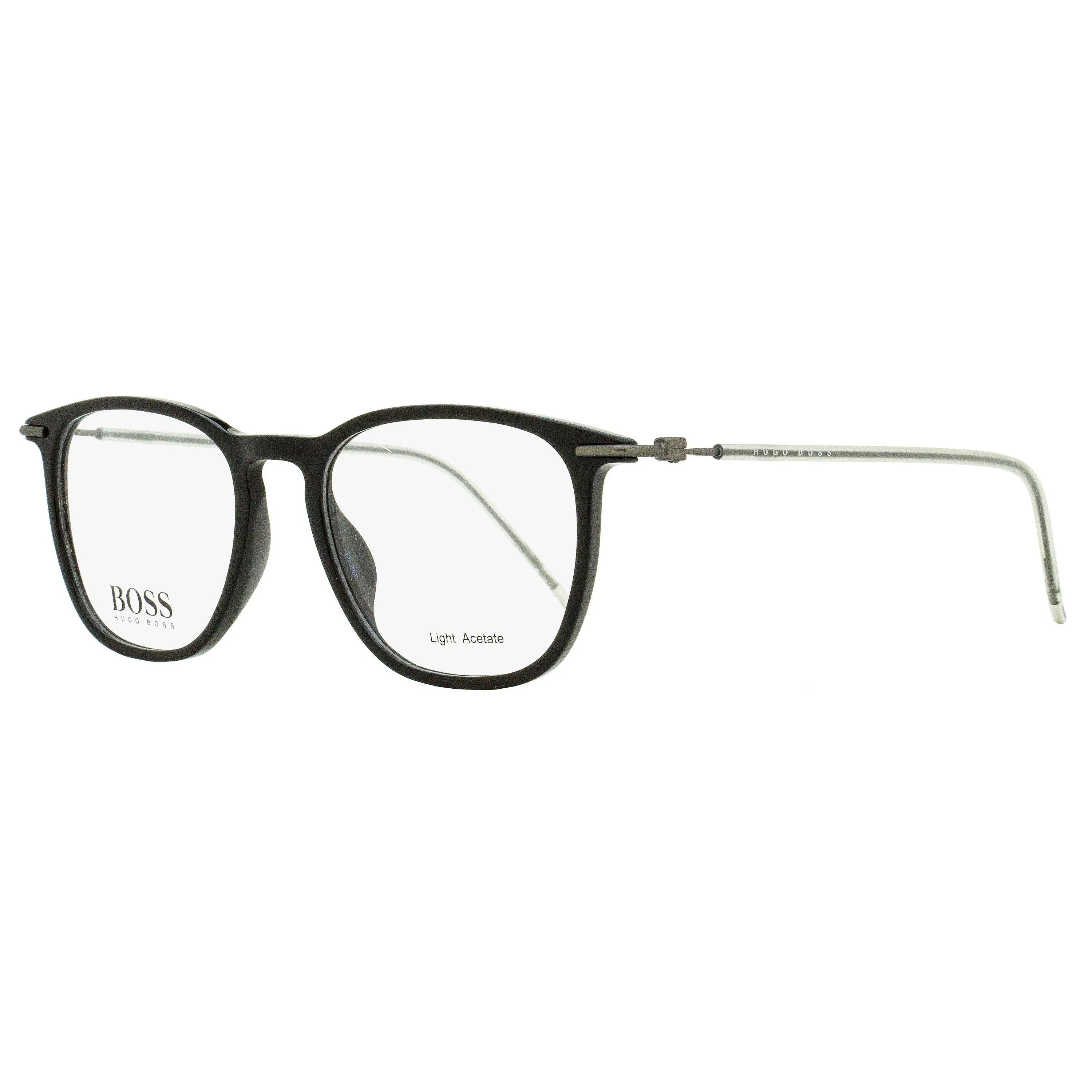 Hugo Boss Pantos Eyeglasses B1313 807 Black/Gunmetal 50mm