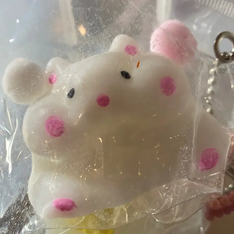 Mouse w/cheese balls - pink