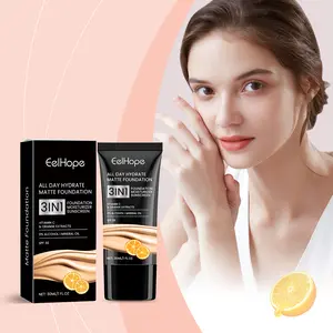 Eelhope Natural and Lightweight Concealer Facial Skin Care Covered with Base Powder Makeup Matte Coverage Smoother Moisture Cosmetic Hydrating