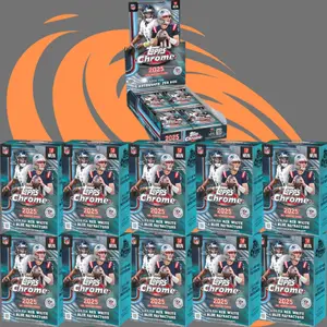 NFL Pick Your Team Break DUTCH AUCTION- (1) 2025 TOPPS CHROME HOBBY, (10) 2025 TOPPS CHROME BLASTERS