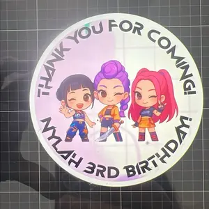 30 pieces Custom Holographic Sticker K pop