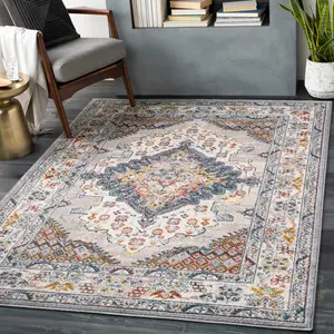 Livabliss AKR2300-5373 5 ft. 3 in. x 7 ft. 3 in. Ankara Machine Woven Rug - 100 Percent Polypropylene
