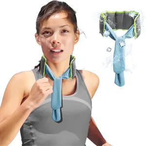 Reusable Instant Cooling Bandana, Versatile Cooling Neck Wraps for Men & Women, Ice Gel Cool Scarf for Summer, Hot Weather, Camping, Hiking, Fishing, Running, Cycling, Outdoor Sports