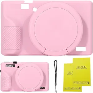 Case for  Powershot G7 X Mark III Digital Camera,Soft  Case for  Powershot G7X Mark III DSLR Camera,Comes with 2 Screen Protectors and 1 Wrist Strap. ()