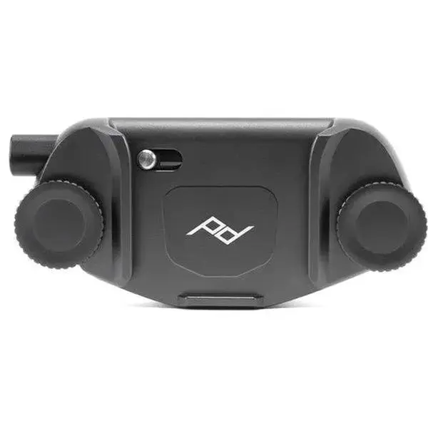 Peak Design Capture v3 Weatherproof Alu Camera Equipment Clip (Black) - 2.5 oz Accessory with Secure Lock, Non-Slip Grip, Protective Pad, 3.3 in Mount, 200 lb Capacity, Additional Support for Cameras, Binoculars, All Peak Design Plates Except Dualplate v1
