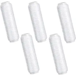 5 Pcs Fishing Bait String, Nylon Invisible Fishing Thread Elastic Clear Fishing Line 0.2mm 820FT Per Spool Stretchy Fish Wire for Salmon Sturgeon Catfish Bass