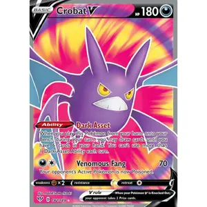 Crobat V (Full Art) - SWSH03: Darkness Ablaze (SWSH03)