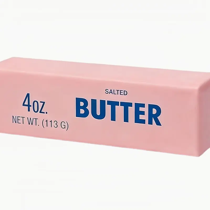 2026 Upgraded Slow Rebound Butter Squeeze Stress Balls, Soft Butter Stick Squishies Toy, Slow Rising Sensory Fidget Toy for Stress Relief & Calming(Pink)