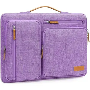 MOSISO 360 Protective Laptop Case 13.3 inch, 13-13.3 inch Laptop Sleeve Compatible with MacBook Air/Pro 13 / Pro 14,HP Dell Acer ASUS,Side Open Carrying Case with 4 Zipper Pockets&Handle