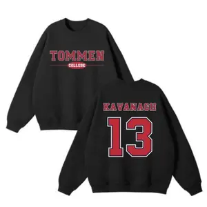 Tomen Academy T-Shirt, Retro Varsity Style Sweatshirt, Back Printed with Kavanagh 13, Retro Unisex Streetwear Top, Classic Academy Pattern Shirt, Gift