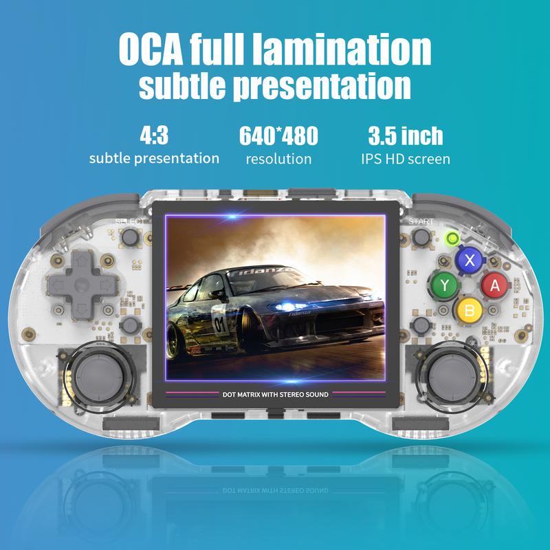 Anbernic RG353PS Handheld Game Console【Buy 1 Get 1 HDMI Cable(4K Mini)+1 Fancy Case+1 Screen Protector+1 Type-C Cable】Linux System 3.5-inch IPS Screen HDMI-compatible 5G Wifi 4.2 Bluetooth Ready to Play with Gifts Package Anbernic RG353PS Handheld Game Console【Buy 1 Get 1 HDMI Cable(4K Mini)+1 Fancy Case+1 Screen Protector+1 Type-C Cable】Linux System 3.5-inch IPS Screen HDMI-compatible 5G Wifi 4.2 Bluetooth Ready to Play with Gifts Package
