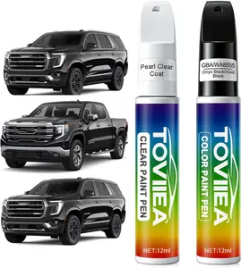 Onyx Black/Void Black(GBA/WA) Touch Up Paint Compatible with GMC,In Car Scratch Remover Pen,Car Paint Scratch Repair Kit for Scratches,Chips & Nicks,PCS SET