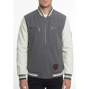 Men's Thermal PU Leather Jacket | Fleece Lined Bomber Jacket with Zipper Pockets | New Autumn & Winter Fashion Outerwear for Daily & Outdoor