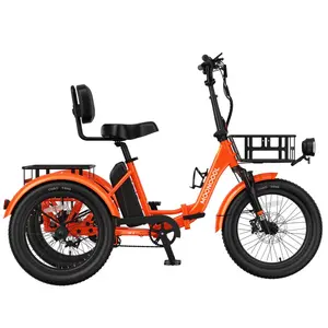 MOONCOOL TK2 Electric Bike with Horn Function 500W Peak Power 48V 15Ah Battery 35-60 Miles Range 15.5mph Speed LED Lights City Commute