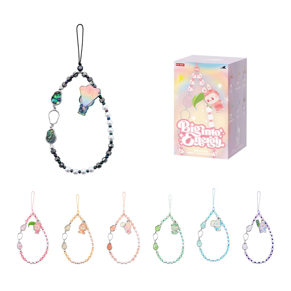 POP MART THE MONSTERS Big into Energy Series-Phone Charm Blind Box, Surprise Gift