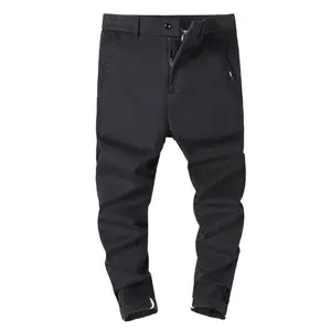 Elite Men’s Summer Lightweight Outdoor Straight-Leg Casual Pants — Business-Style Loose, Drapey, Versatile Solid Color Long Pants with a Simple Retro Look, Semi-Elastic Waistband, Breathable Tapered Cut fathersdaygift