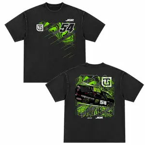 Ty Gibbs 54 NASCAR Racing T-Shirt Vintage Motorsport Graphic Tee Retro Race Car Shirt Stock Car Racing Fan Apparel Unisex Streetwear Top Black Acid Wash Tee, Menswear & Underwear - Men's Tops - T-shirts - Men's Short-sleeve T-shirts