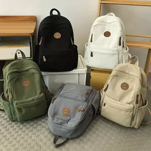 Corduroy Backpack, Large Capacity Multi-Pocket Casual Daypack, Fashionable and Versatile, Lightweight Hiking Travel Bag, for Sports Travel Commuting Laptop and Book Storage