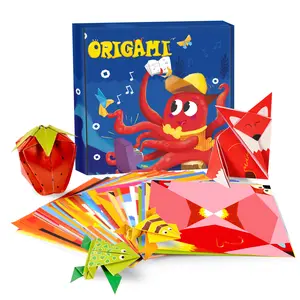 Origami Paper Kit for Kids and Adults Folding Paper Craft Set with Step by Step Tutorial Easy DIY Animal Paper Art Colorful Sheets Beginner Friendly Educational Toy Gift for Birthday Holiday Classroom Activity Creative Handmade Craft Kit