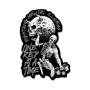 Ball and Dumbbell Sticker Graphic Decal