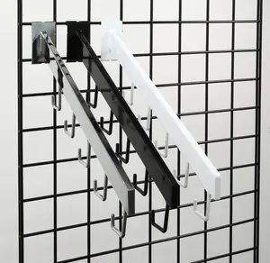 AMKO GP-5H 5-Hook Chrome Waterfall Organiser for Gridwall