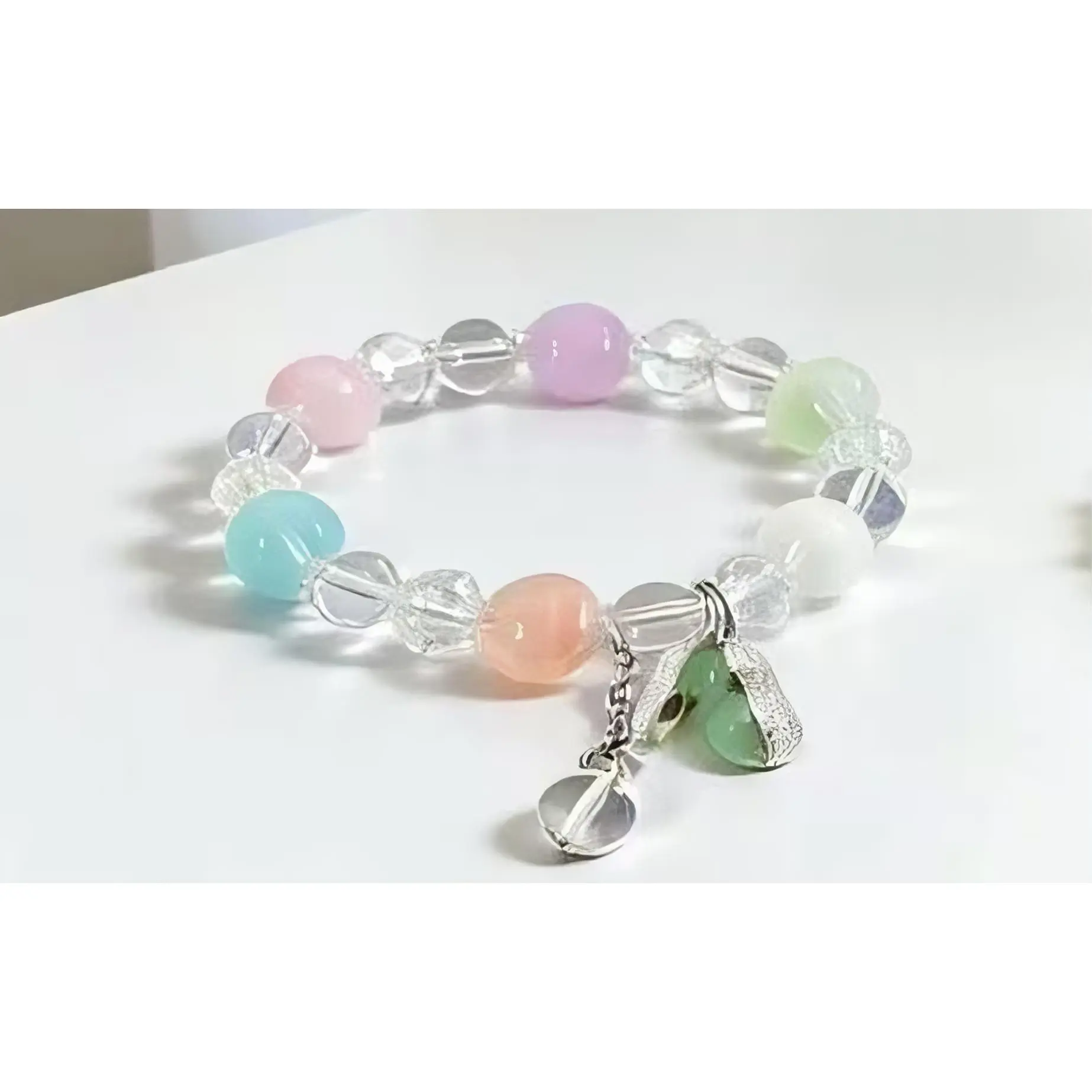 Clear Crystal Rosary Bracelets