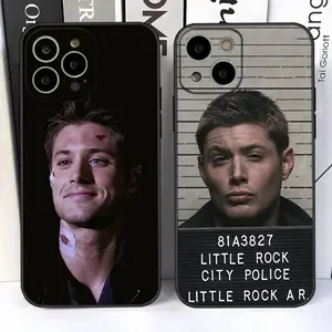 Celebrity D-Dean Winchester Phone Case For iPhone 15,14,13,12,11 Plus,Pro,Max,XR,XS,X Plus,Mini Silicone Soft