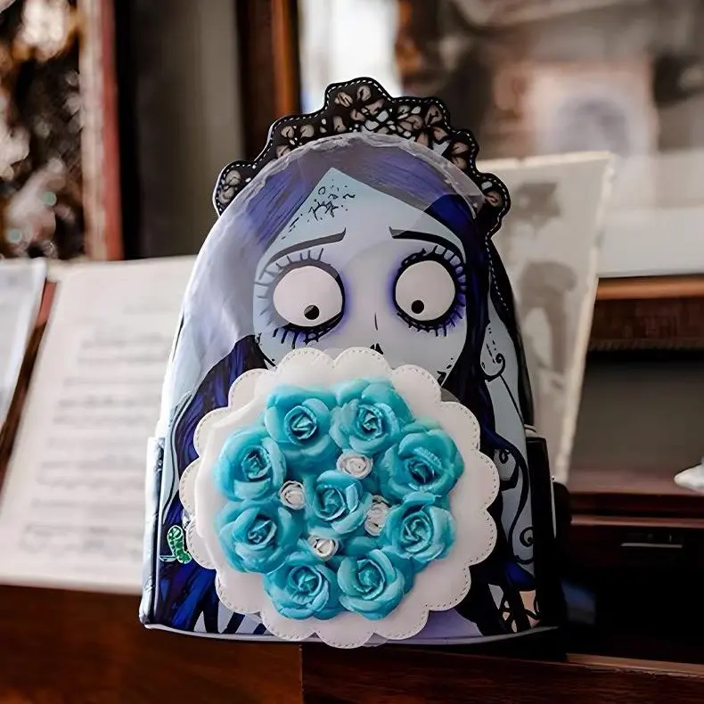 LF x Corpse Bride Emily & Victor Backpack Exclusive Bouquet Design Women Shoulder Bag